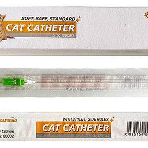 Catéter Urinario Gato Con Estilete, 4fr - 1.3 X 130mm, 1 Und