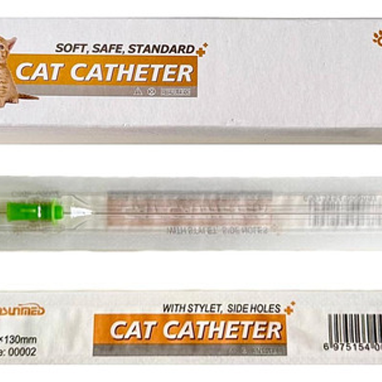 Catéter Urinario Gato Con Estilete, 4fr - 1.3 X 130mm, 1 Und 1