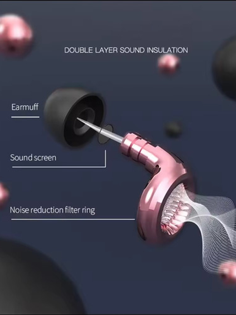 Tapones Protectores Oídos, 17db Tipo Loop, Fiesta Dormir Etc 3