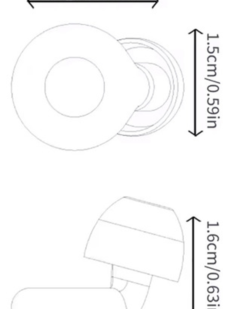 Tapones Protectores Oídos, 17db Tipo Loop, Fiesta Dormir Etc 6