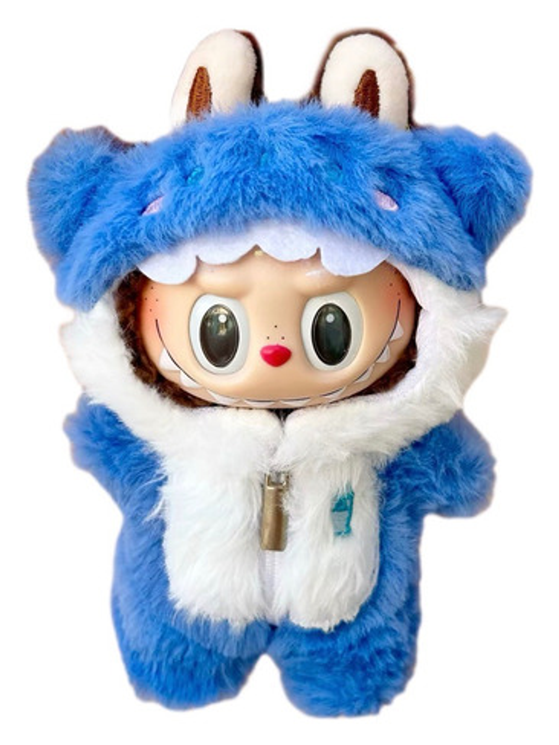 Ropa Accesorios Disfraz Labubu (sin Muñeco), Enterito Azul 1