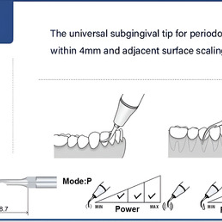 Pack 5 Puntas Scaler Ultrasonido, Dte Satelek Nsk, Gd1 Pd1 4