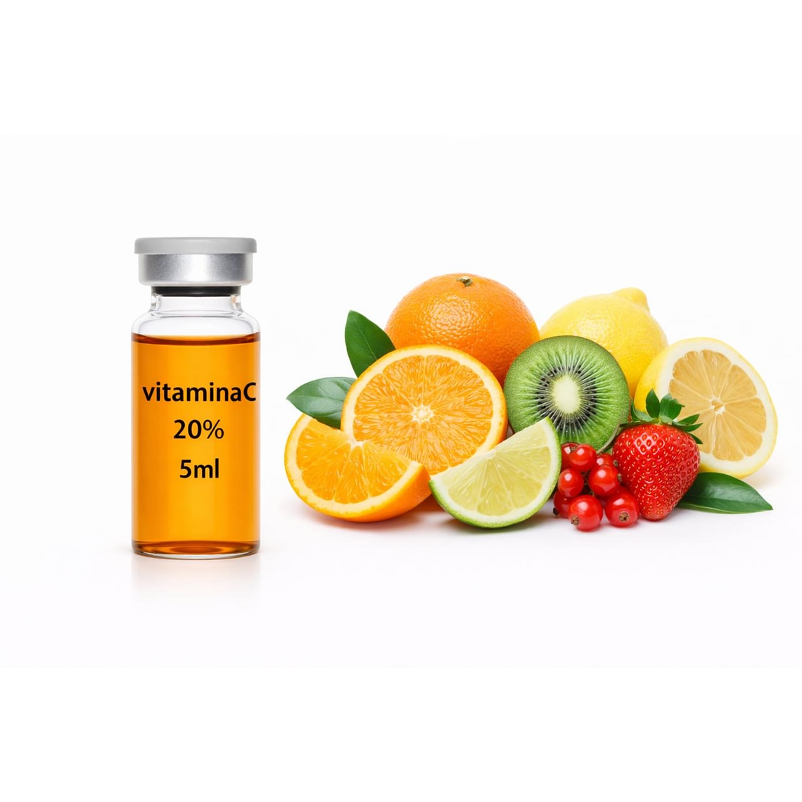 Vitamina C al 20%, 1 vial de 5ml 1