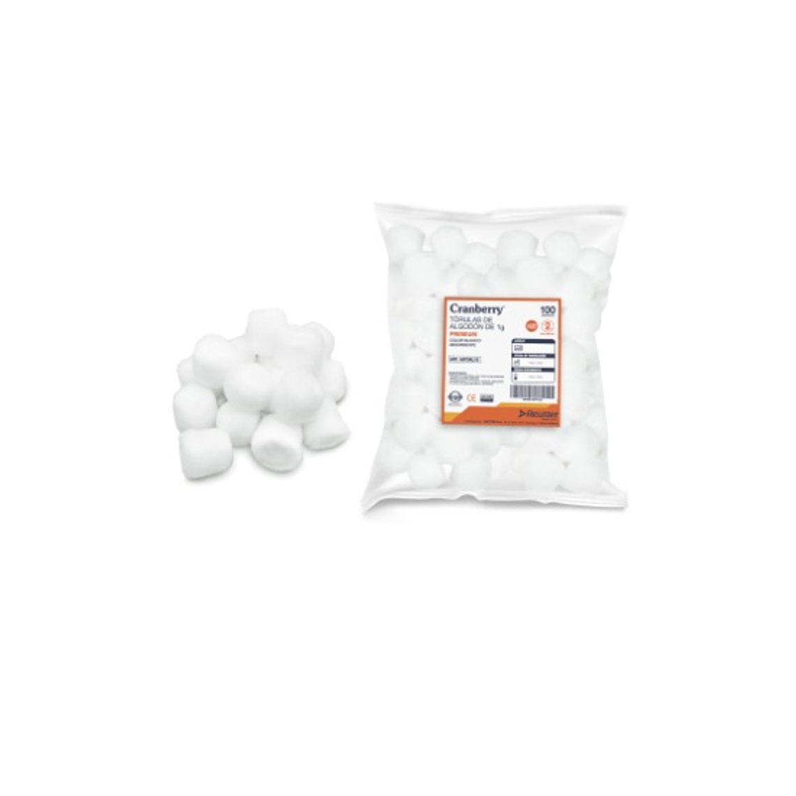 Tórulas de algodón 3 grs 1