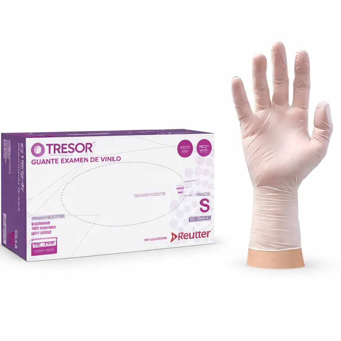 Guante de Vinilo Desechable - Caja 100 unidades 1