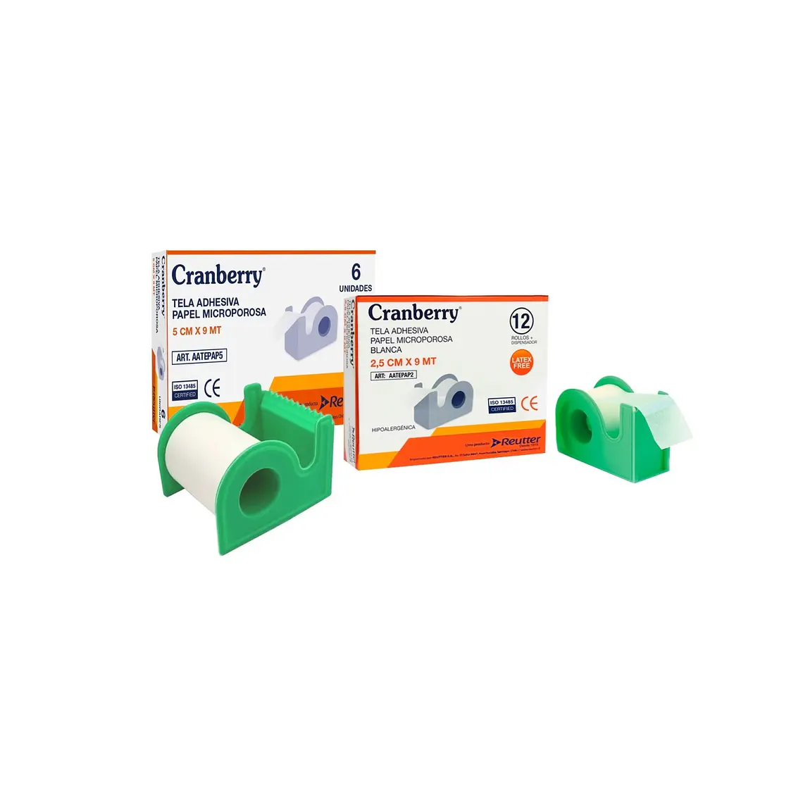 Tela Adhesiva Microporosa Blanca 2,5 CM X 9 MT - Caja 12 unidades 1
