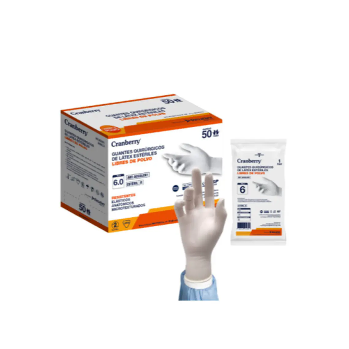 Guantes Quirúrgicos de Látex Estériles 1