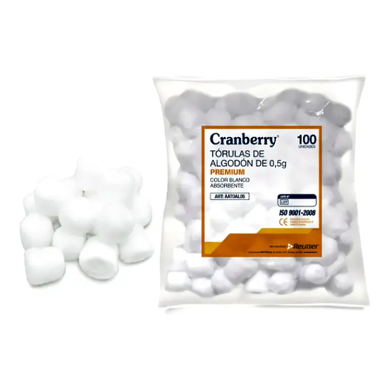 Tórulas de Algodón 0,5 g 100 Unidades Pack 3 1