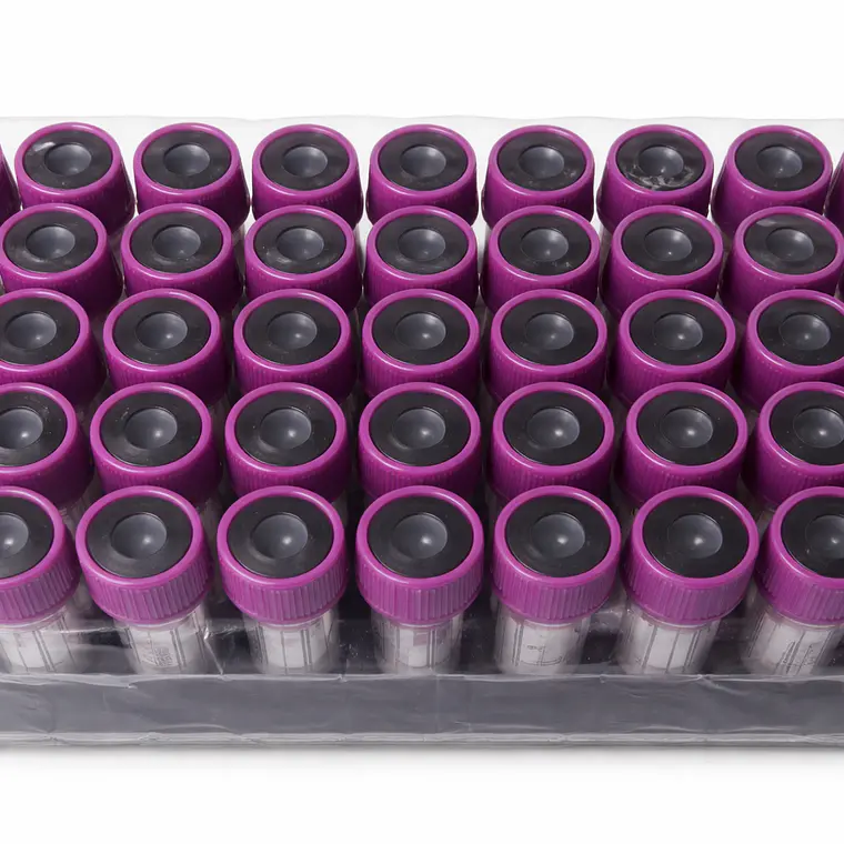 Tubos al Vacío para Toma de Muestra Tapa Lila 3 mL - Rack 50 unidades 3