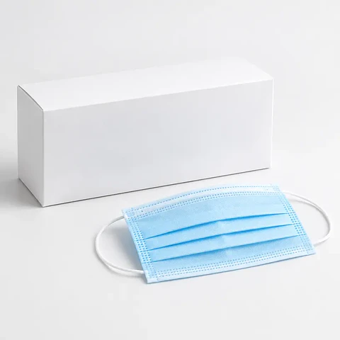 Mascarillas desechables de 3 pliegues, 50 unidades