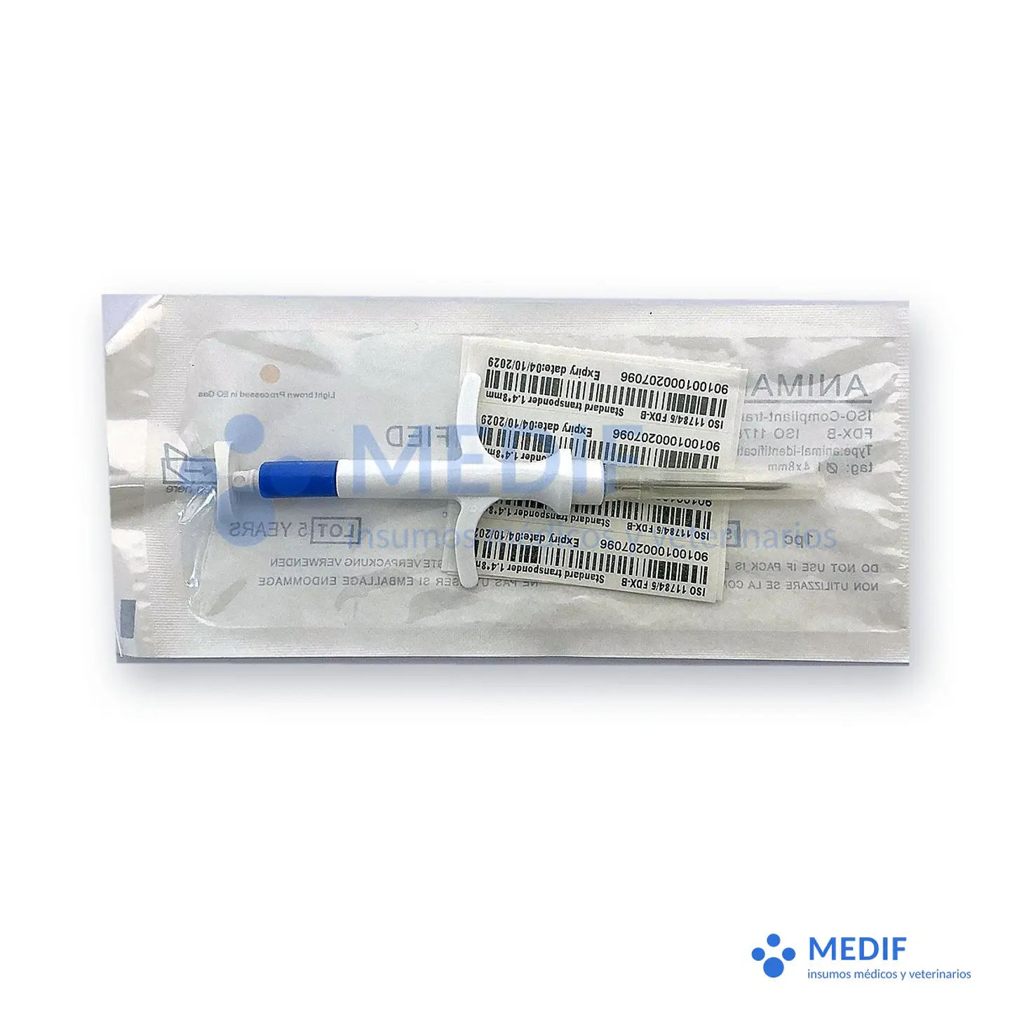 Microchip de identificación animal FDX-B (bolsa 50 un.) 1