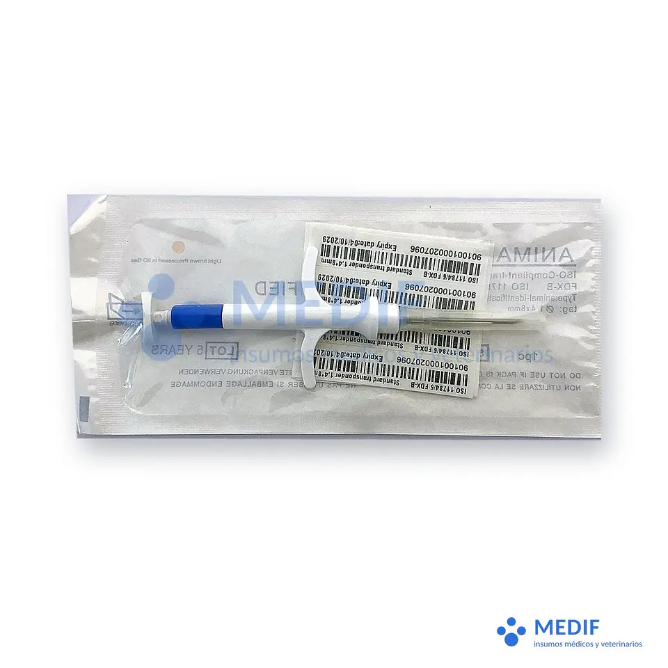 Microchip de identificación animal FDX-B (bolsa 50 un.) 1