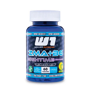 ZMA Nightime +B6 + Melatonina 60 Cáps