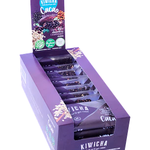 Pack Kiwicha 12 Barras Energéticas Cacao 