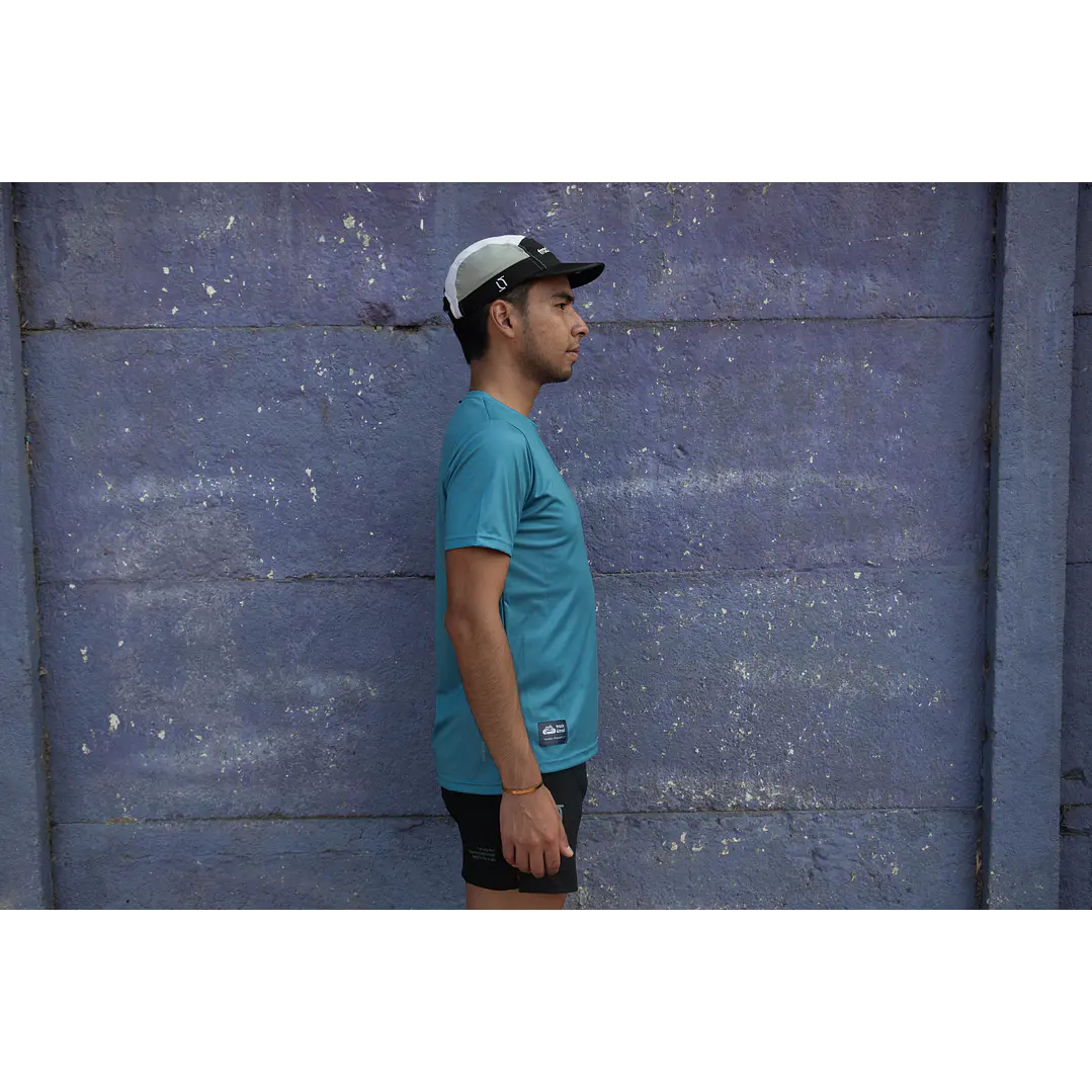 Polera Azul - Manga Corta 3