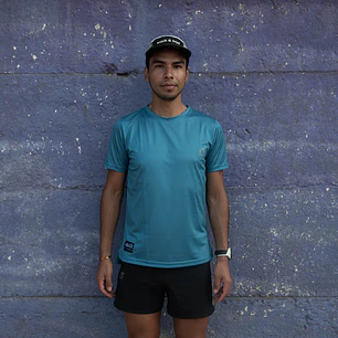 Polera Azul - Manga Corta