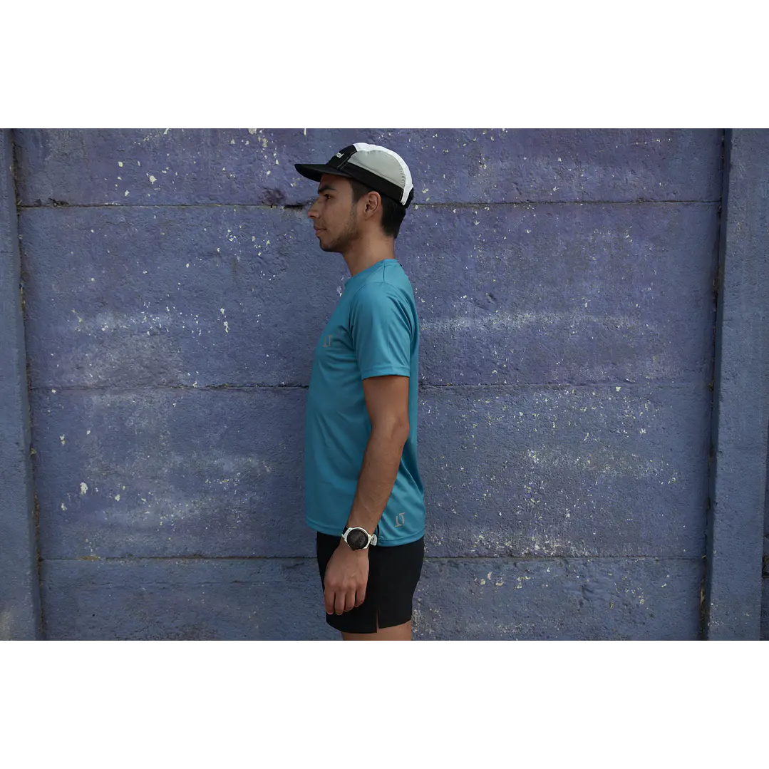 Polera Azul - Manga Corta 4