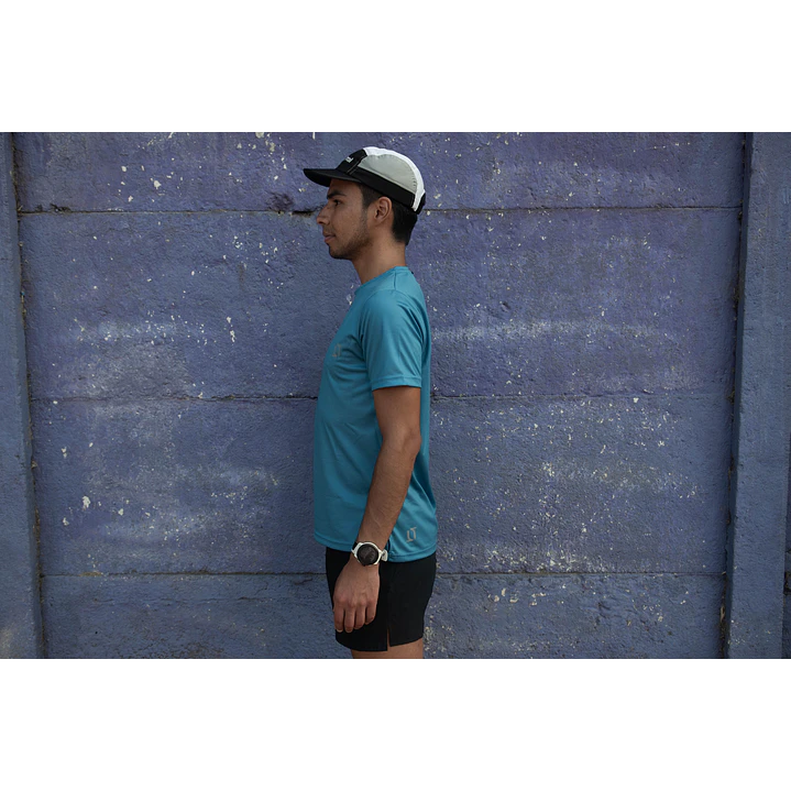 Polera Azul - Manga Corta 4