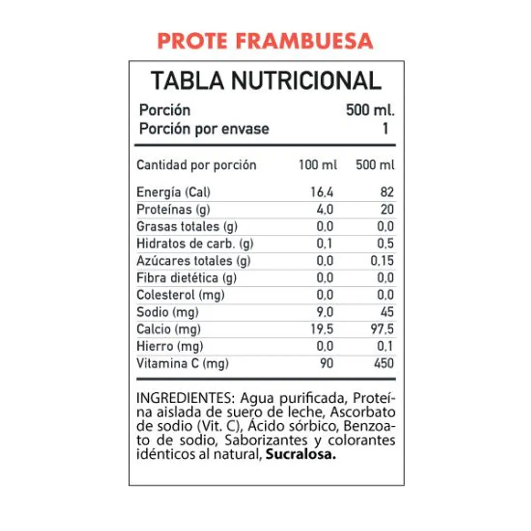 Proteína líquida Whey Protein Isolate 500 cc 7