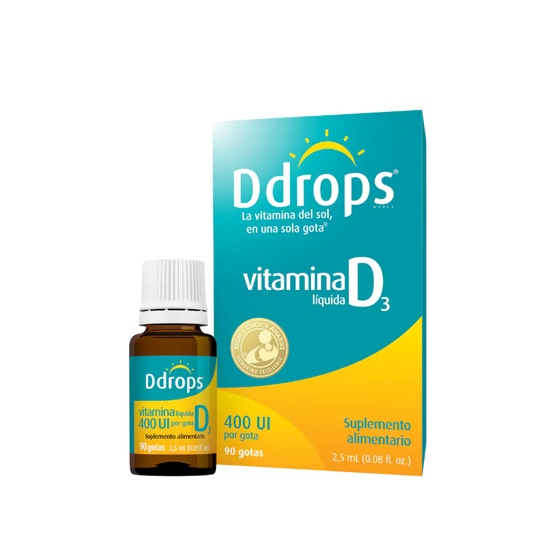 Ddrops 400 UI – Vitamina D Líquida 1