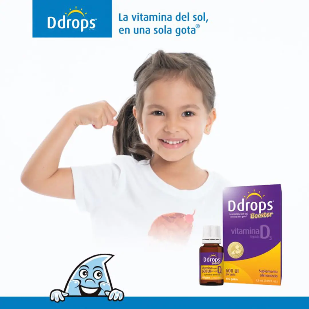 Ddrops 600 UI – Vitamina D Líquida 3