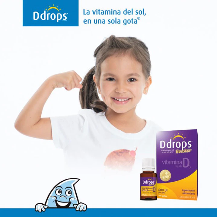Ddrops 600 UI – Vitamina D Líquida 3