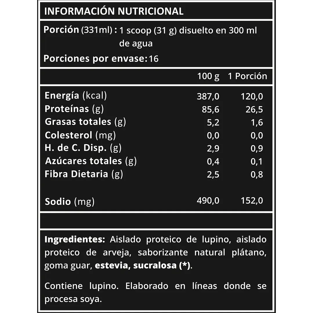 Proteína Vegana Lupine Protein 1 kg (28 Servicios) Prote&Co 5