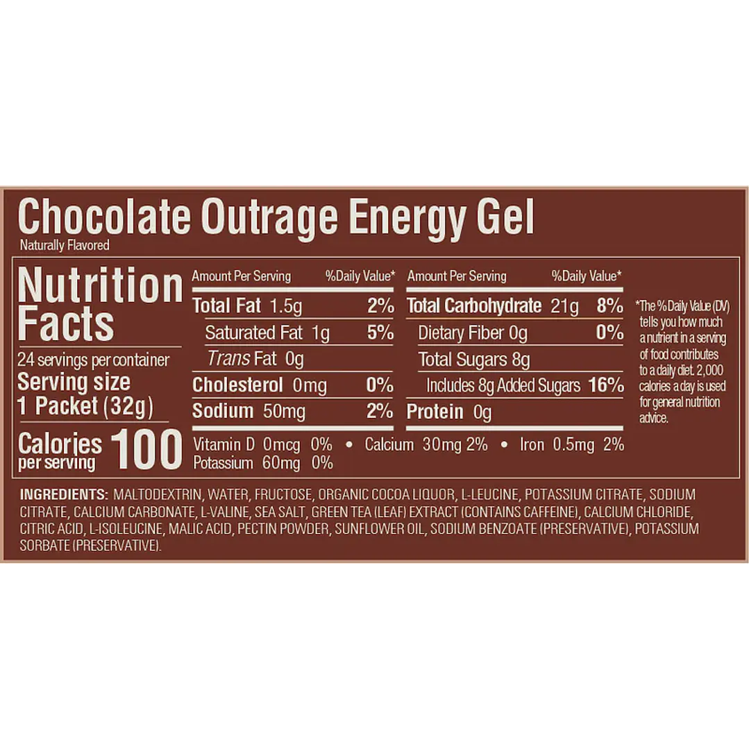 Gel Energy Chocolate/Outrage (32 grs) -  GU 3