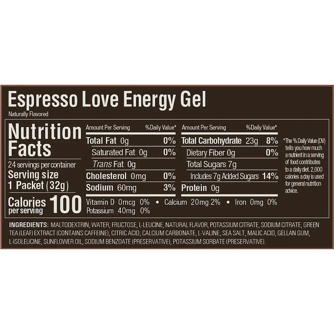 Gel Energy Espresso LOVE - GU 2