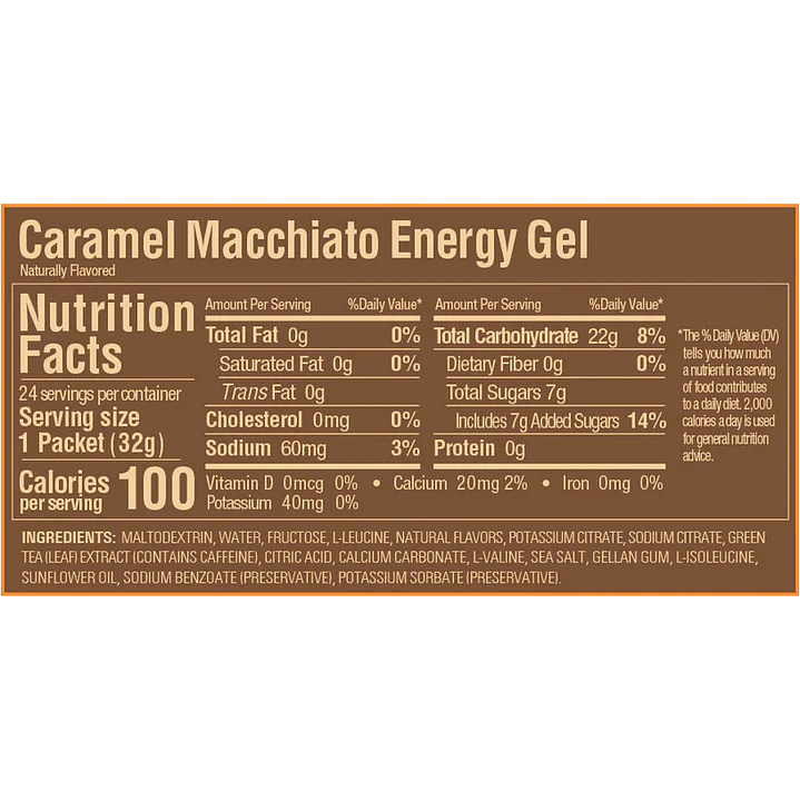 Gel Energy Caramel/ Macchiato  (32 grs) - GU 2