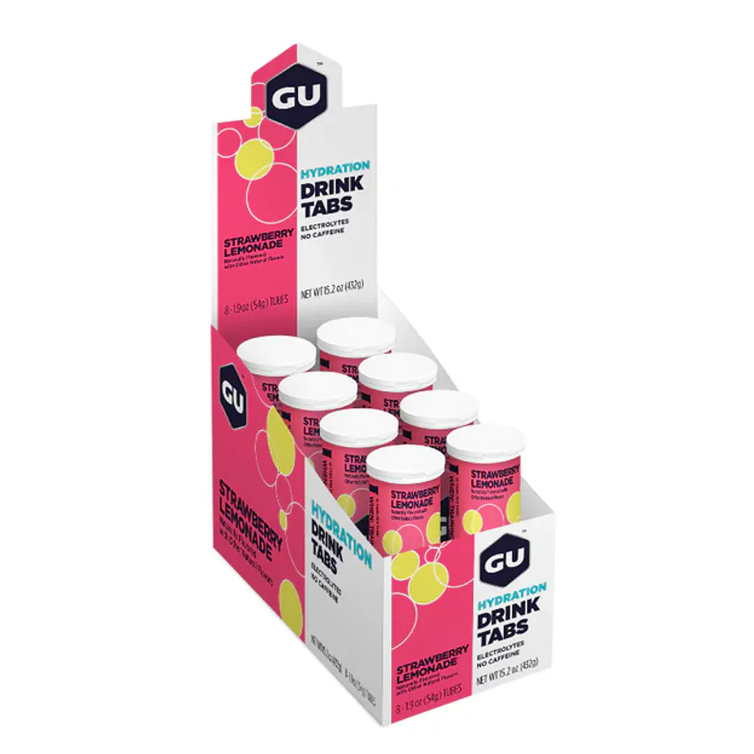 Electrolitos Strawberry / Lemonade (12 tabletas) – GU 2