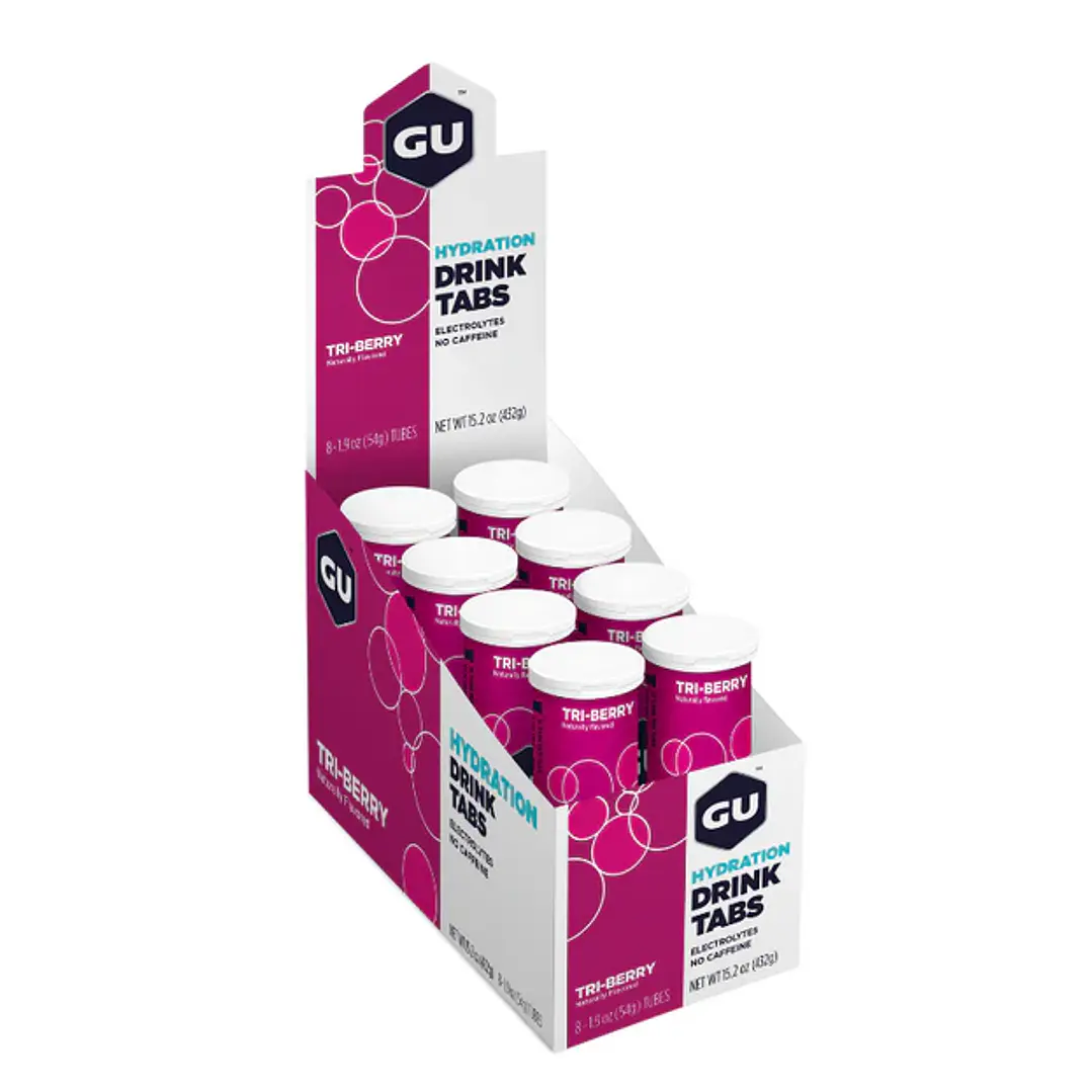 Electrolitos Tri-Berry (12 tabletas) – GU 2