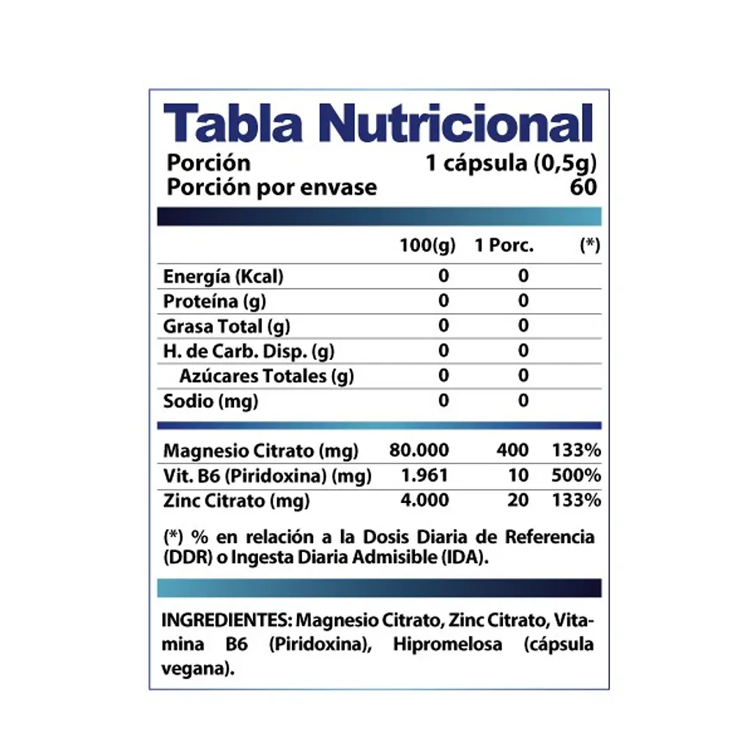 ZMA + B6 60 cáps. (60 porciones) – Winkler Nutrition 3