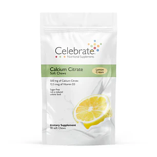 Calcio citrato  + Vit D masticables (Variedades)