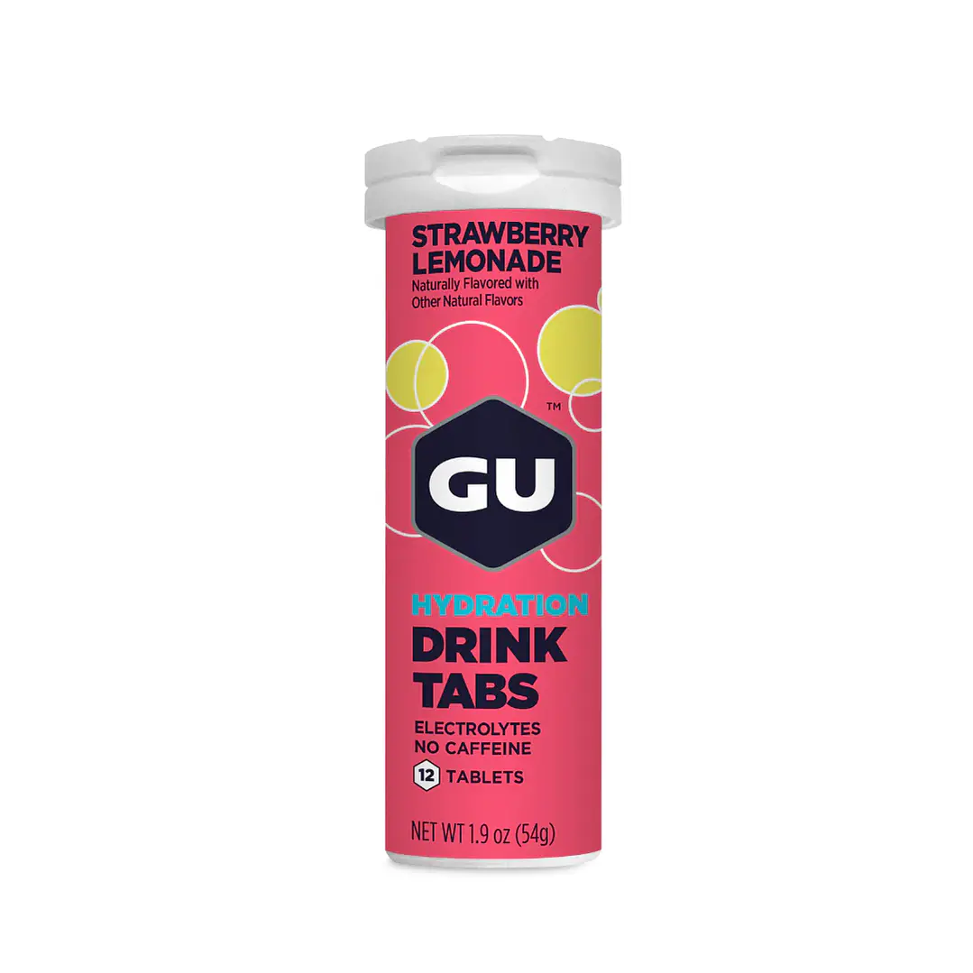 Electrolitos Strawberry / Lemonade (12 tabletas) – GU 1
