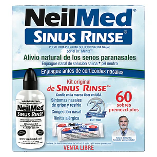Sinus Rinse Kit Lavado Nasal (60 Sachets)