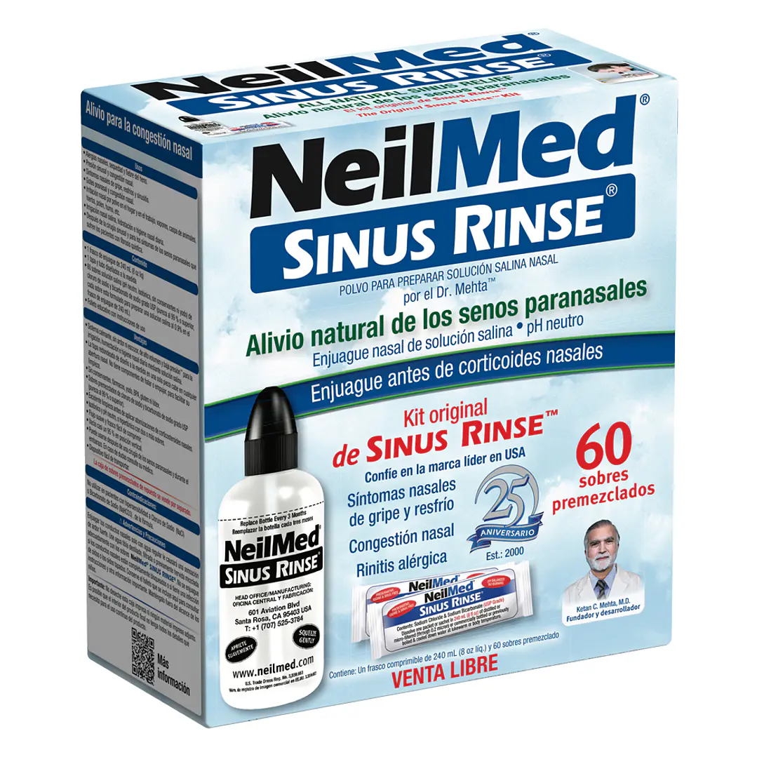 Sinus Rinse Kit Lavado Nasal (60 Sachets) 2