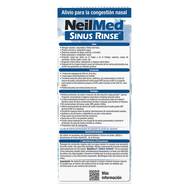 Sinus Rinse Kit Inicio Lavado Nasal (10 Sachets) 5