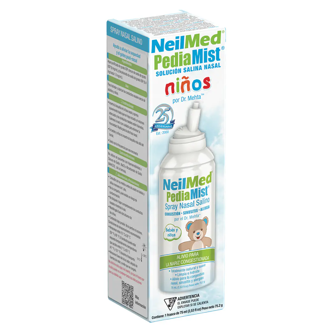 Pediamist Spray Nasal Solución Salina (75 ml) 1