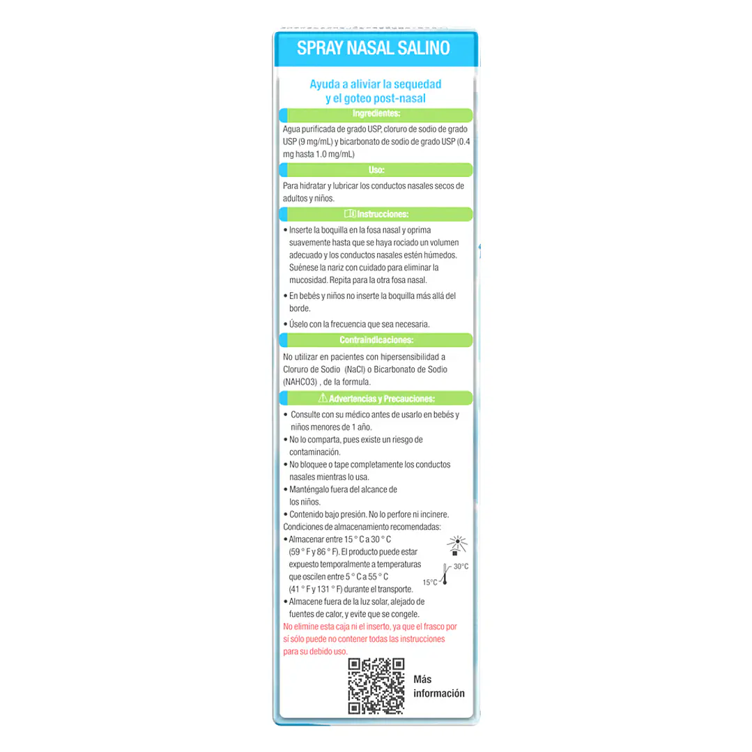 Pediamist Spray Nasal Solución Salina (75 ml) 3