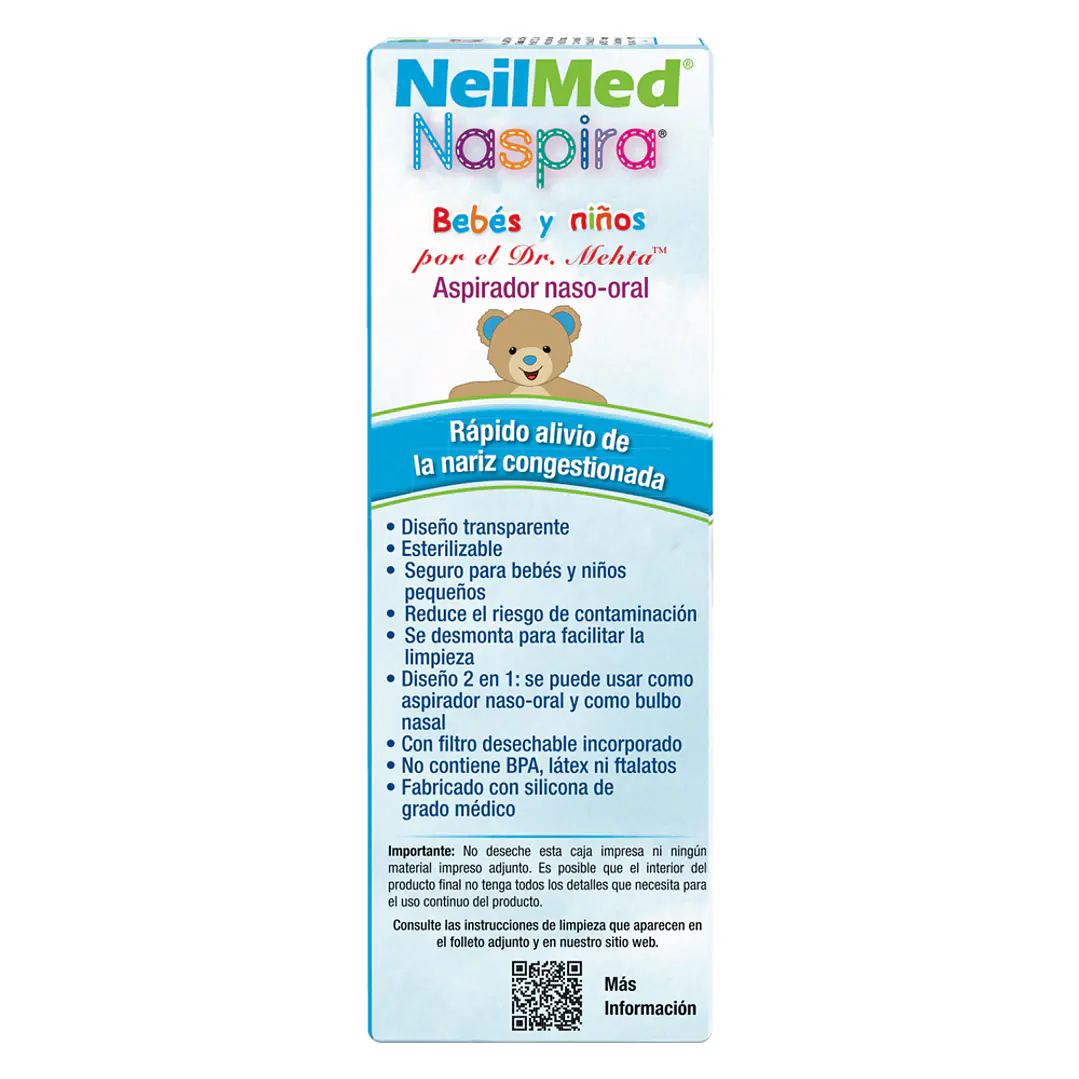 Naspira Aspirador Nasal Pediátrico (2 en 1) 3