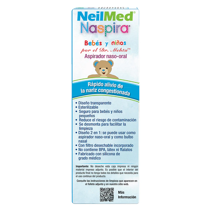 Naspira Aspirador Nasal Pediátrico (2 en 1) 3