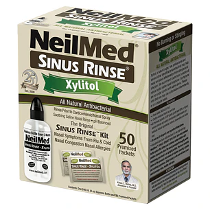 Sinus Rinse Kit Xylitol Lavado Nasal (50 Sachets)