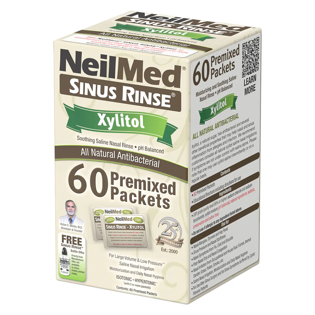 Sinus Rinse Xylitol Refill (60 Sachets) 2