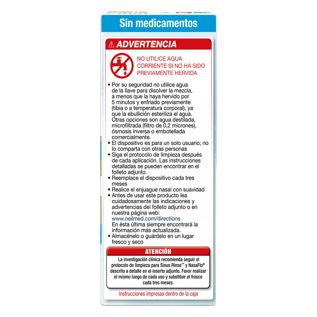 Sinus Rinse Pediátrico Refill (120 Sachets) 4