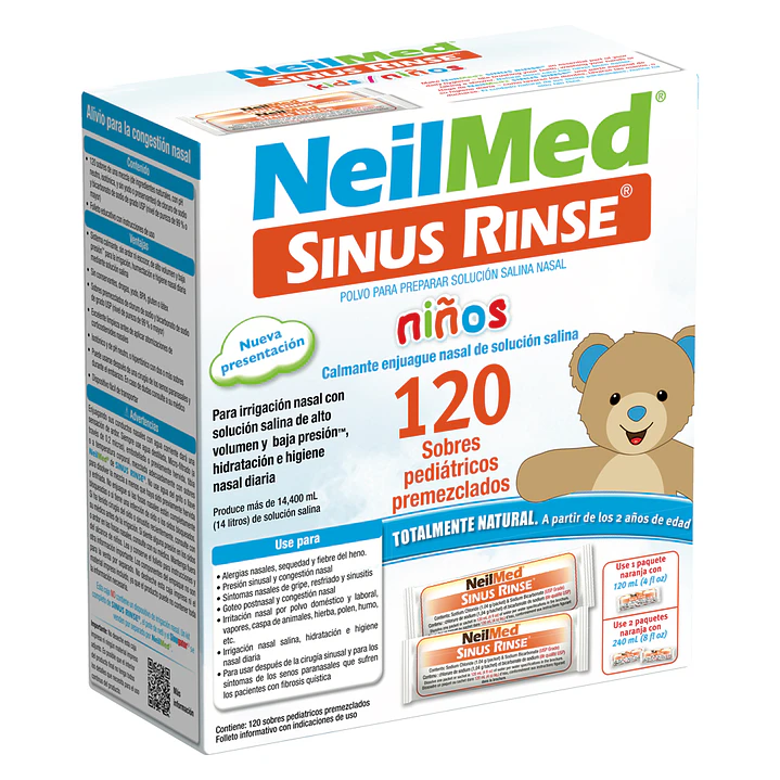 Sinus Rinse Pediátrico Refill (120 Sachets) 2