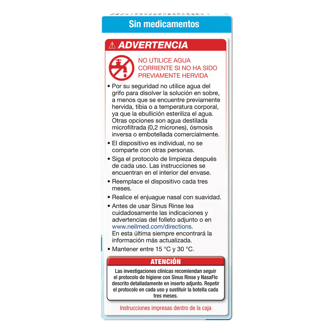 Sinus Rinse Pediátrico Refill (60 Sachets) 5