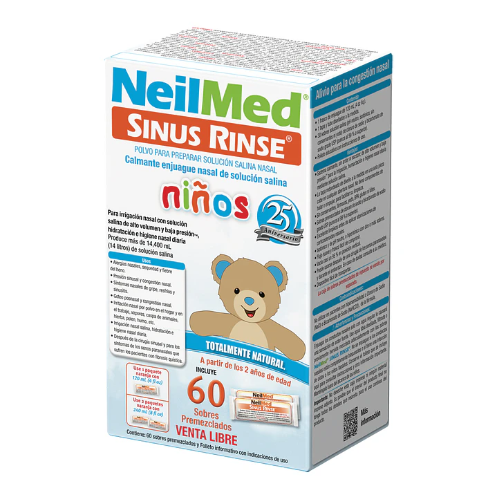 Sinus Rinse Pediátrico Refill (60 Sachets) 3