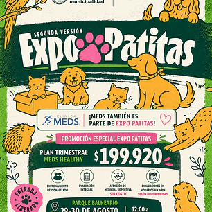 🐾 Plan Trimestral | Expo Patitas | MEDS Healthy La Florida