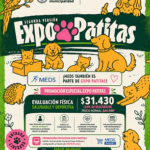 🐾 Evaluación Física Saludable y Deportiva | Expo Patitas | MEDS Healthy La Florida 